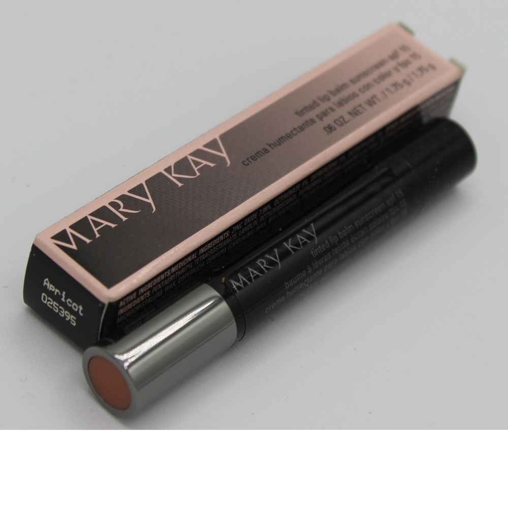 Mary Kay Tinted Lip Balm Sunscreen SPF 15 Apricot 025395 Expired NIB Collectible